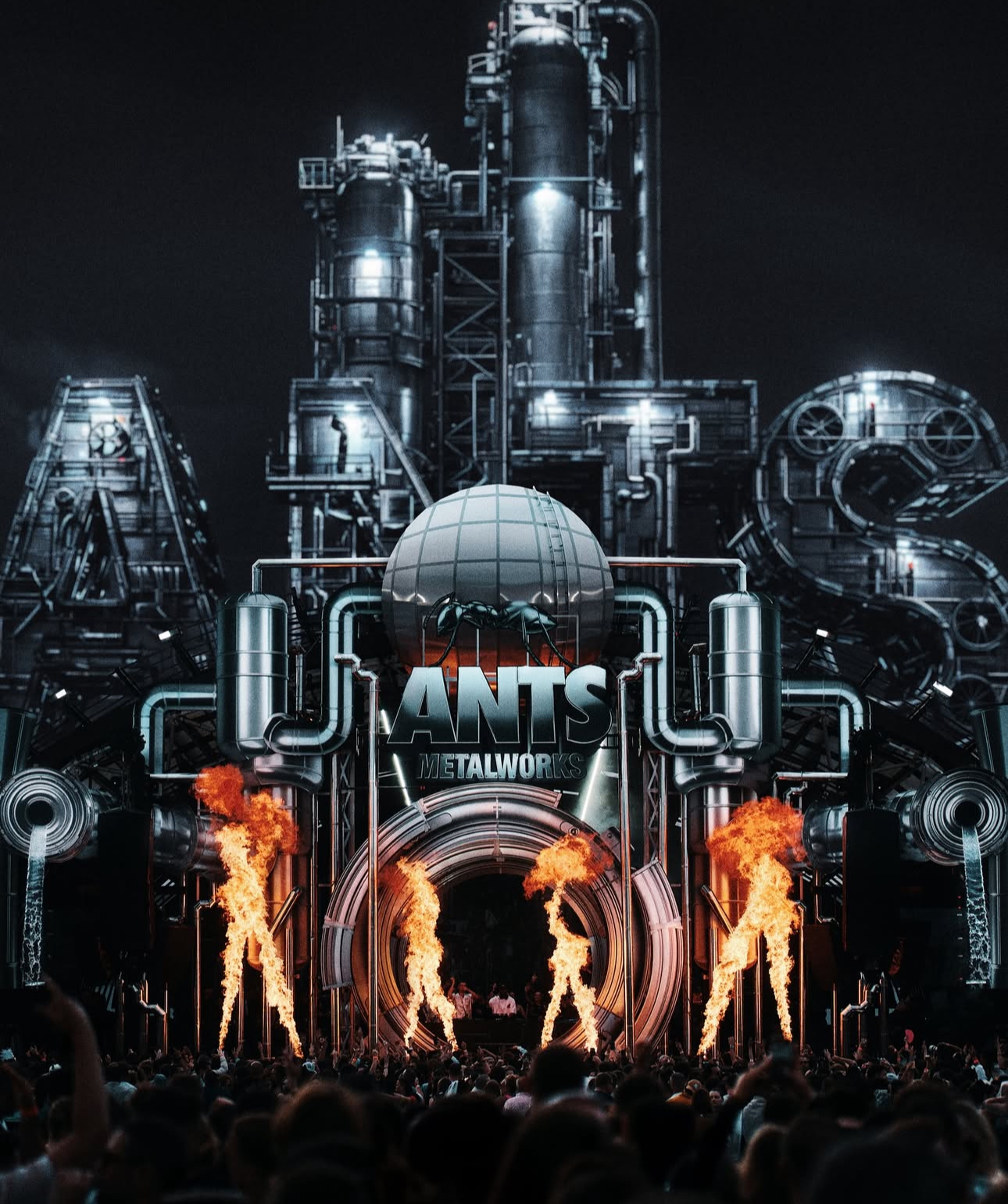 ANTS METALWORKS - MAIN STAGE BLACK AND WHITE